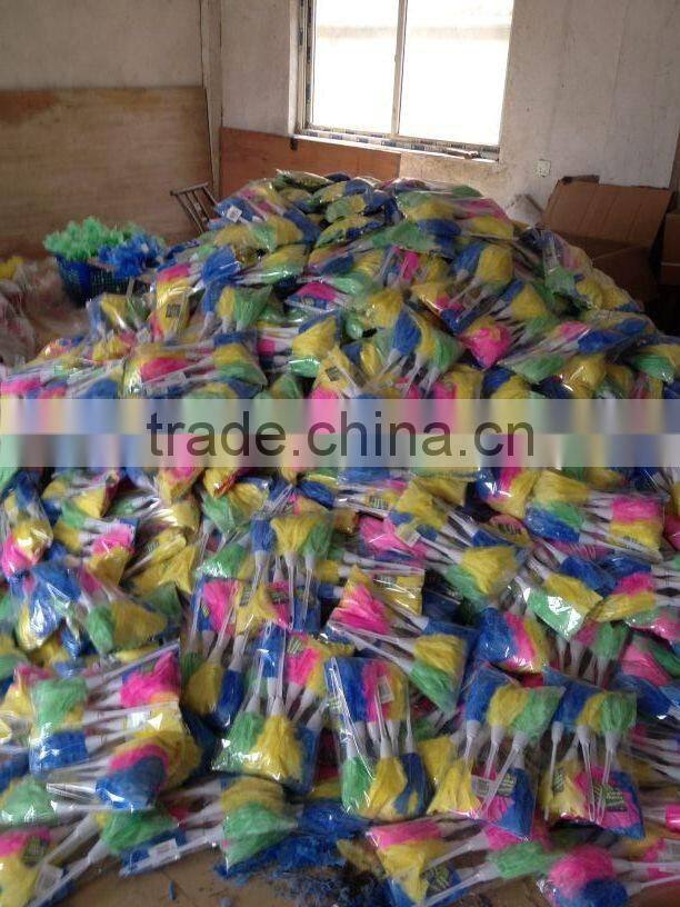 color natural turkey feather duster