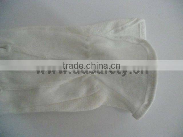 DDSAFETY Hot Sale 100% Bleach Votton Interlock Gloves With Mini Pvc Dots On Palm