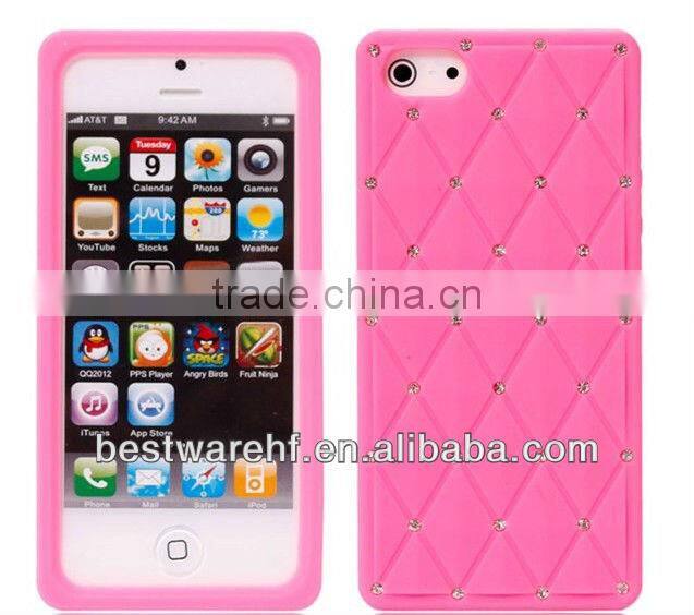 2013 hot sell cheap silicone case cover for iphone5 5s 5c