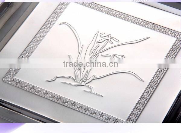 Stalinless Steel Square Serving Tray