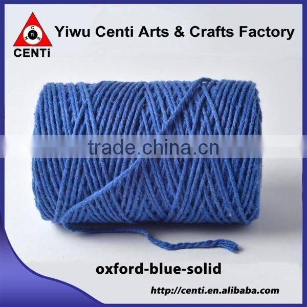 Classical saffron solid bakers twine for packing gift