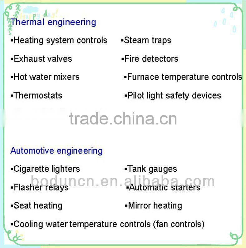 High Quality Best Offer Bimetal Thermostatic Spiral Spring Coil for Fan Clutch