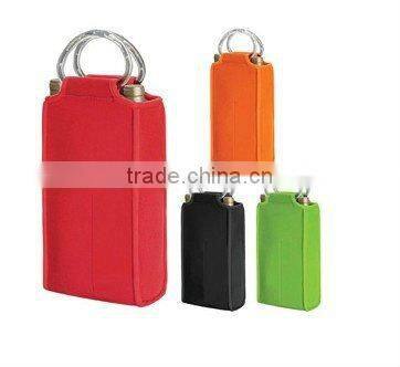Wholesale Neoprene Tote Wine Cooler for Single Bottle