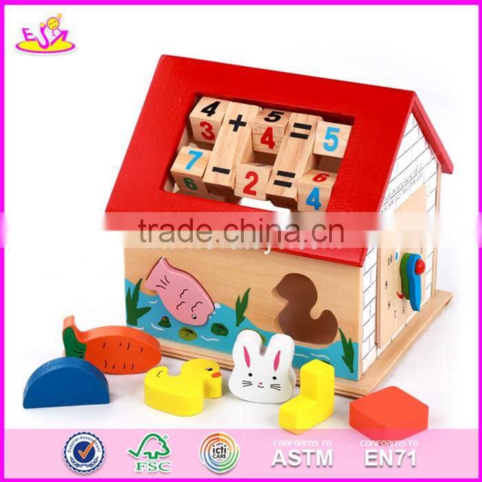 2017 New design preschool multi wooden toys for boys W12D053