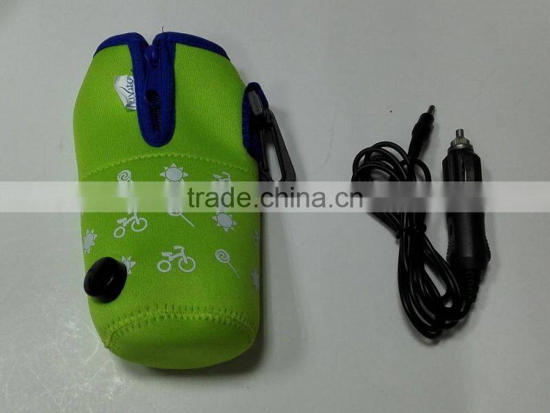 New Arrival 12V Baby Feeding Travel Bottle Warmer Electric Baby Bottle NO.1 baby care