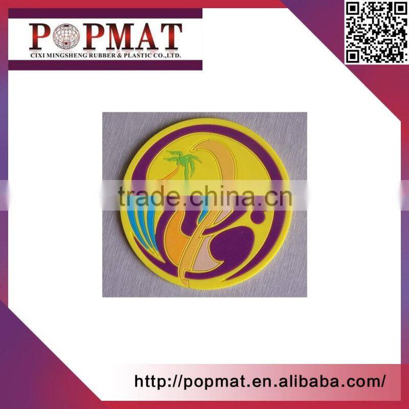 Low cost soft pvc/ rubber/ silicone coaster