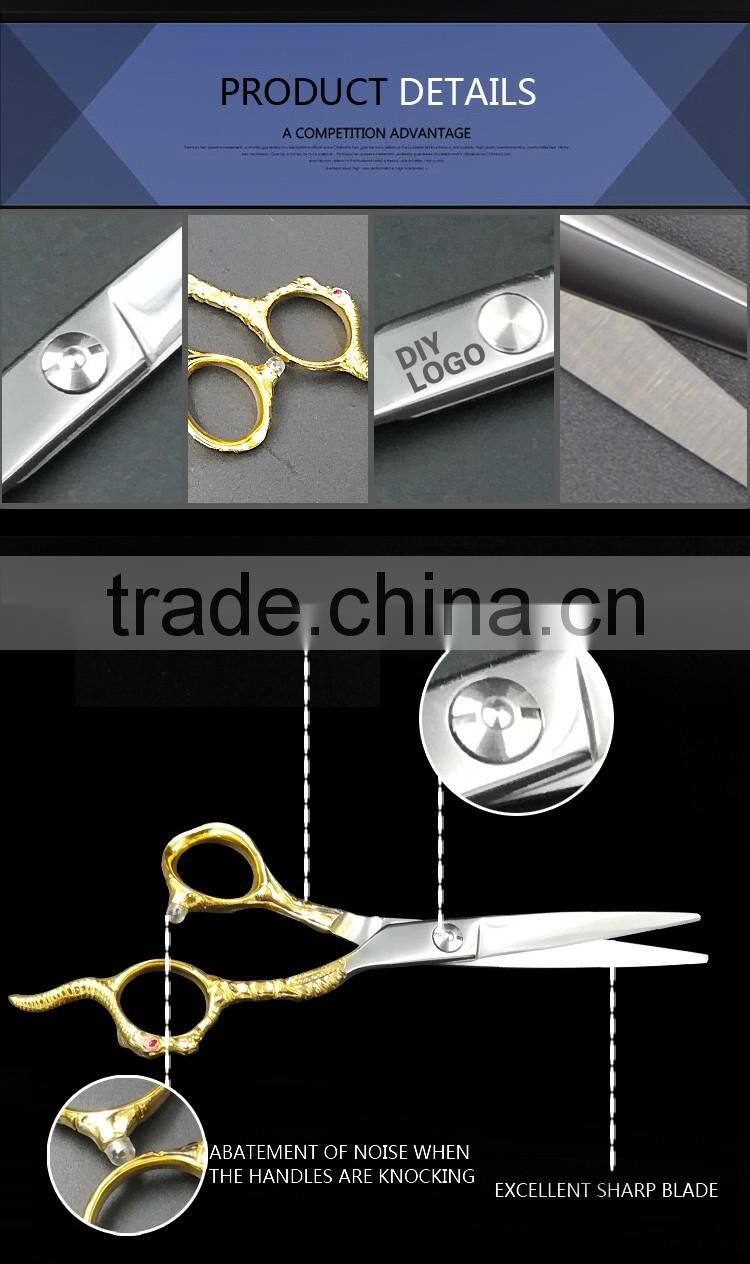 Special handle bull type hairdressing scissors for sale