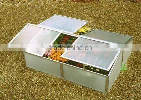 green aluminum cold frame