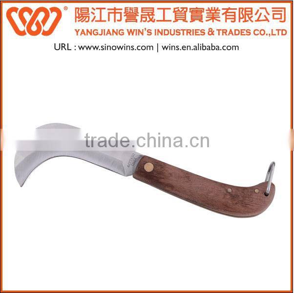 A21-B06 Tactical Spring Assisted Open Folding Wooden Pocket Knife