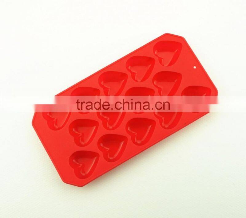 11196 14 pcs hearts Shape Silicone Cake Mold