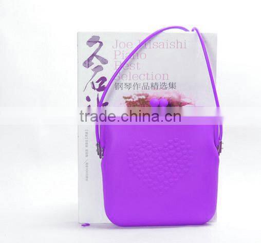 pattern shoulder bag,shoulder long strip bag,silicone shoulder bag