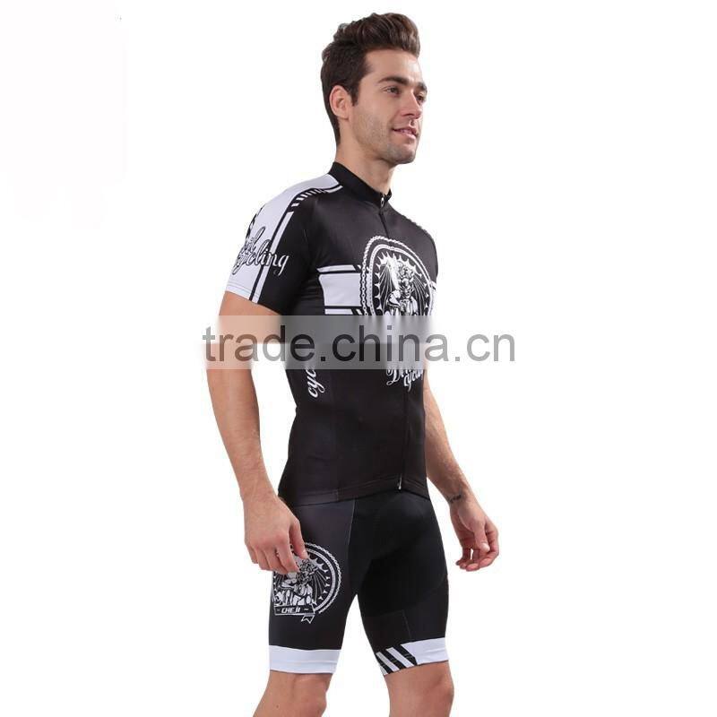 Summer new custom cheap colorful men cycling clothing