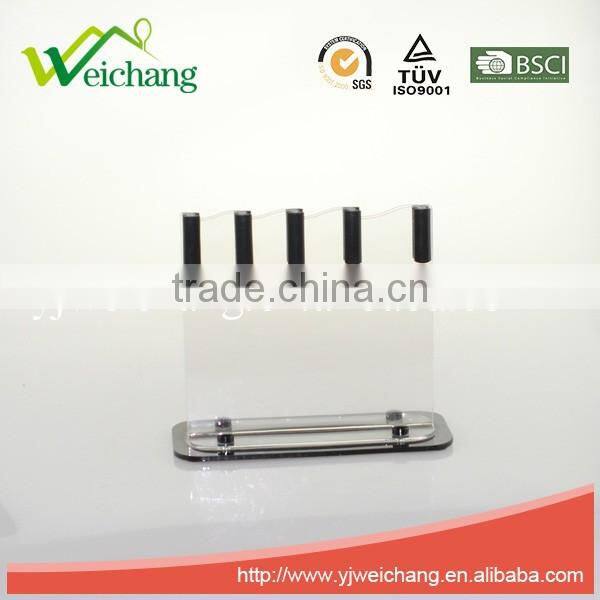 WC421K knife holder cutting head fashion design bclear acrylic knife display holder
