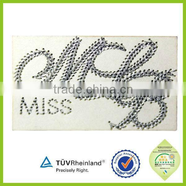 High Quality leather seat patch, debossed PU/genuine leather wholesale leather patch