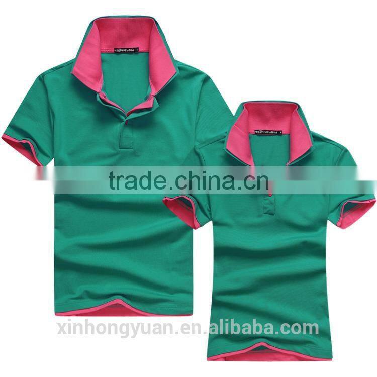 custom colorful men polo t shirt designs combination polo t-shirt