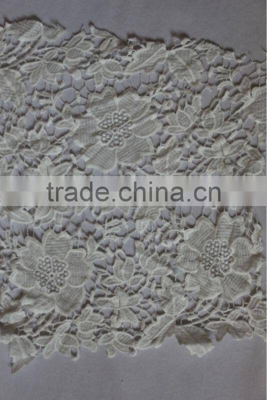 Embroided flower Design Fabric