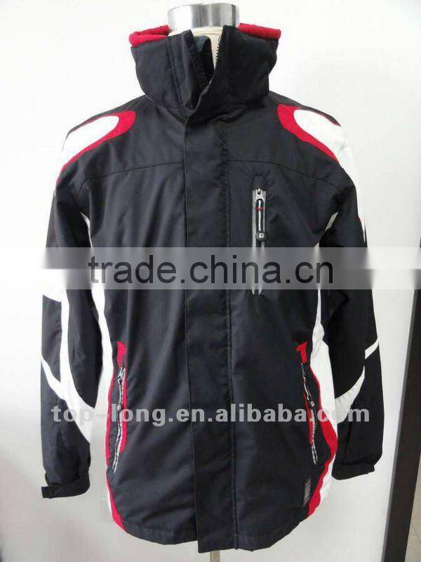 Men Soft shell jacket outdoor clothing with Waterproof & Windproof