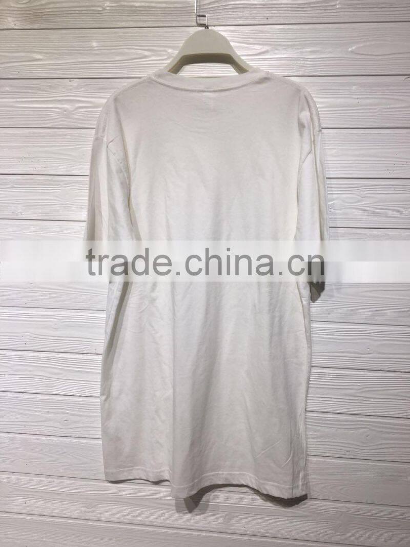 GZY with customized logo white t shirt wholesale for men low price