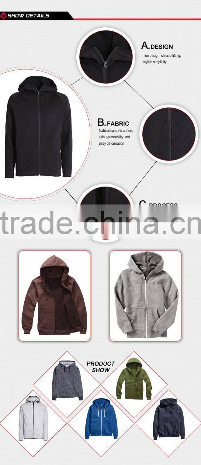 Egyptian cotton melton hoodies