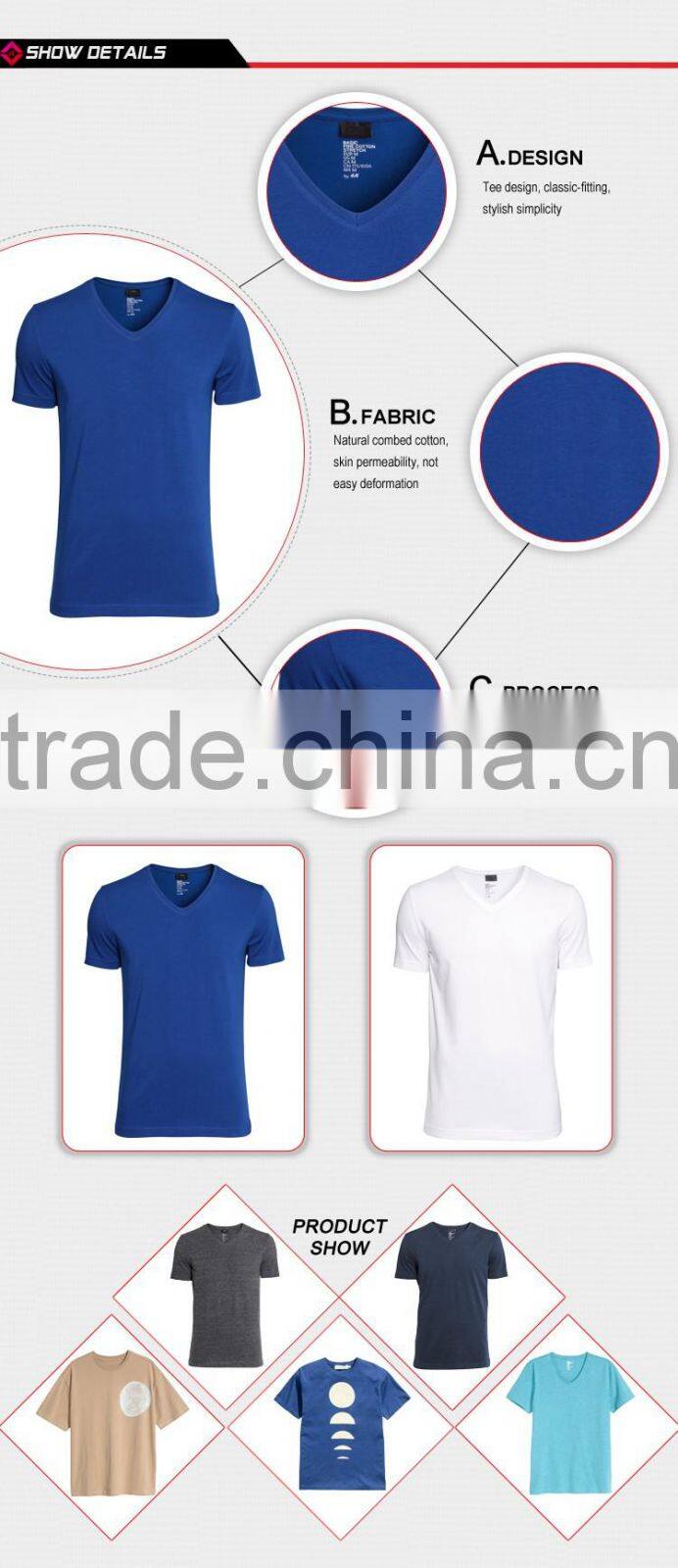 Blank white snow t shirt for man african wear made in china