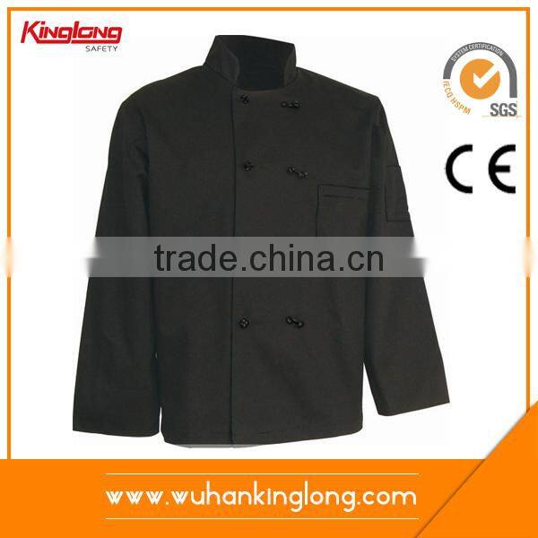 Plastic Buttons High Quality Twill Cotton Good Design Chef Coat