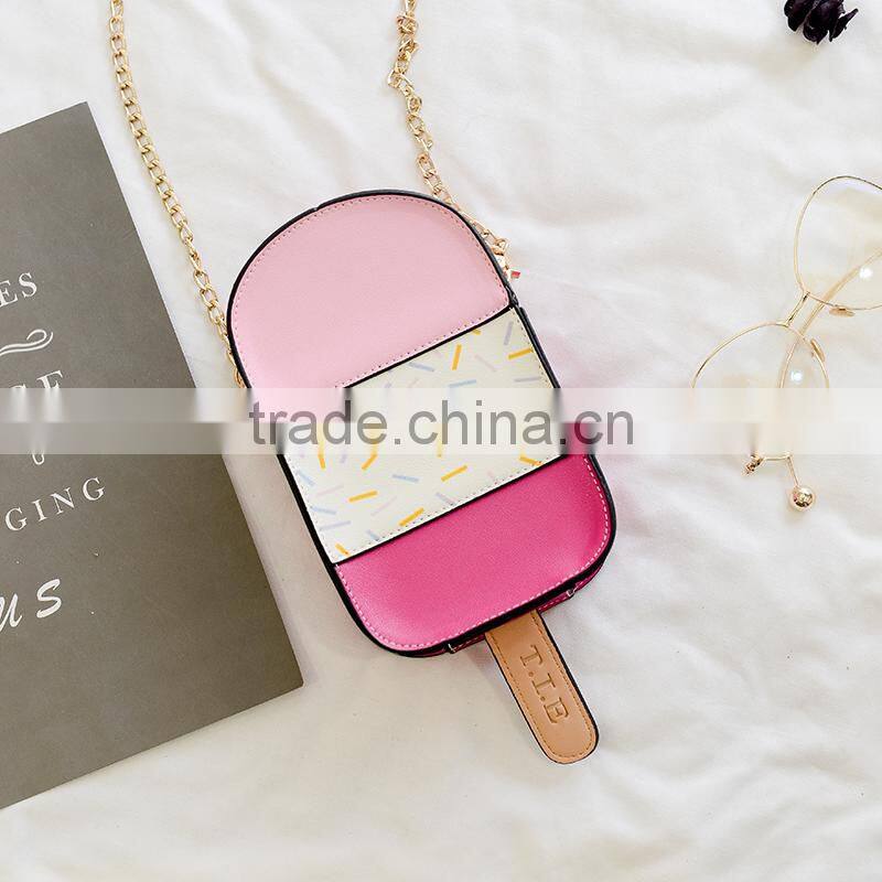 Factory cheap Bags Travel unique Girl Child Kids fashion School Bag purse for kids ice lolly