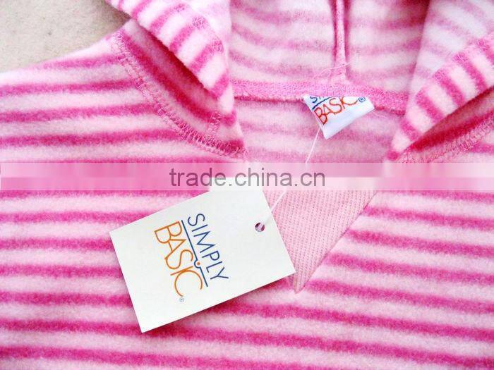 stripe printing cheap wholesale polar fleece jacket fashion hoodies