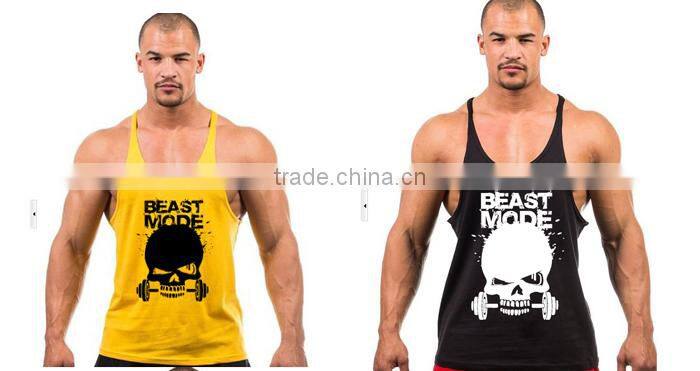 2016 trade assurance 100% cotton custom print athletic tank top