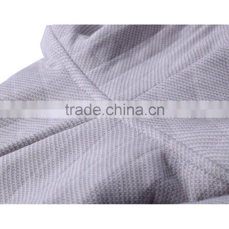 2018 spring mens cotton fleece diamond quiled crew neck jumper