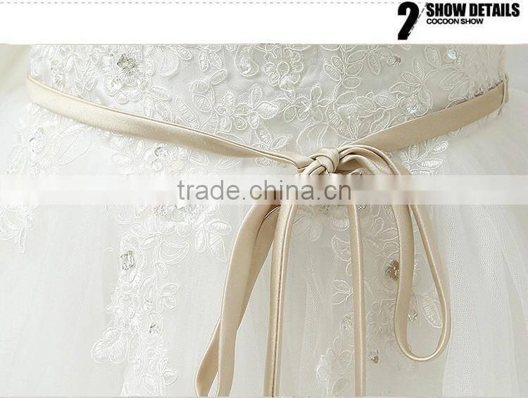 Sexy see through lace girls evening dress