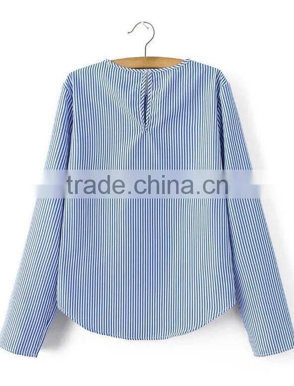 Runwaylover EY2362B Women Fashion 2017 Embroidery Pullover Blouse