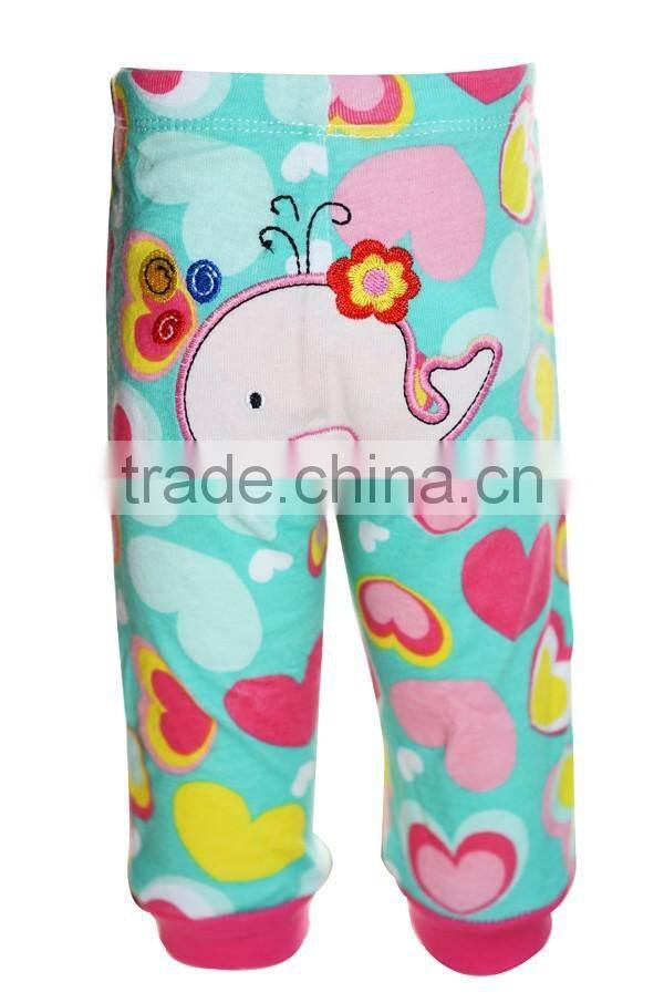 wholesale 5 pcs pant set with cute embroidery, pant gift set