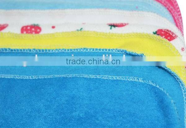 Wholesale baby washing towel 6in1 set/newborn washcloth
