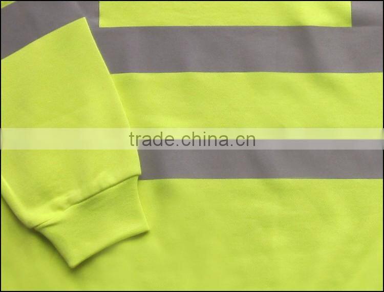 High visibility long sleeves fire flame retardant shirt with modacrylic EN11612