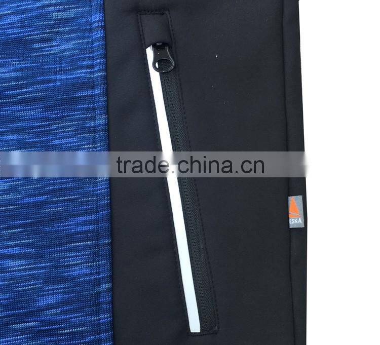 Unique design man knitted fleece cheap autumn jacket