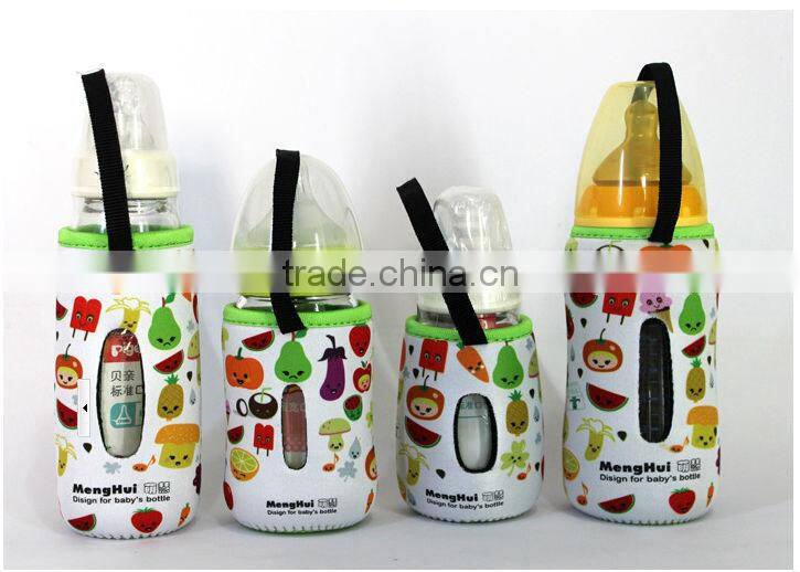 GR-B0205 factory supply neoprene baby bottle cooler