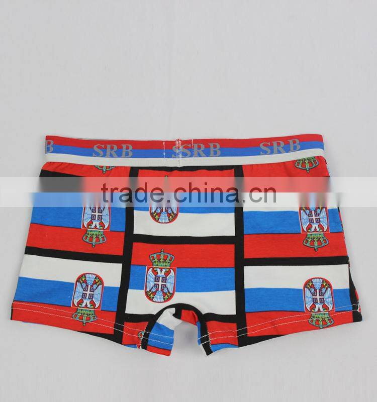 China Different fashion design 95% cotton and 5% spandex children boys underwear manufacturer