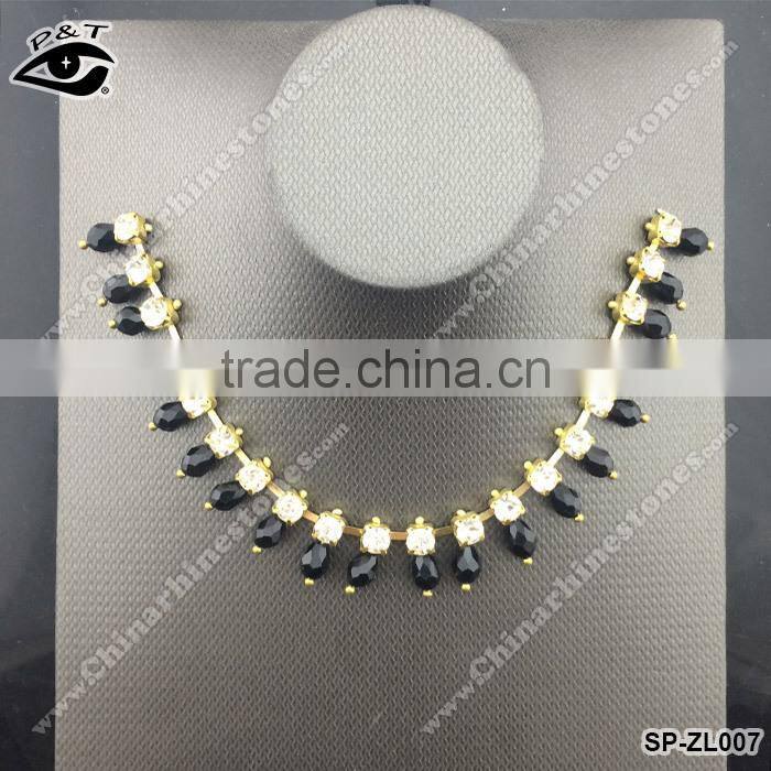 New Design Rhinestone beaded trim acrylic rhinestone chains