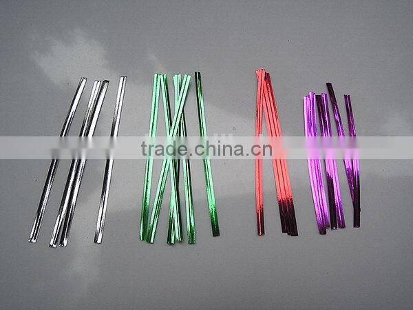 Customized Crazy Selling sliver twist ties rolls
