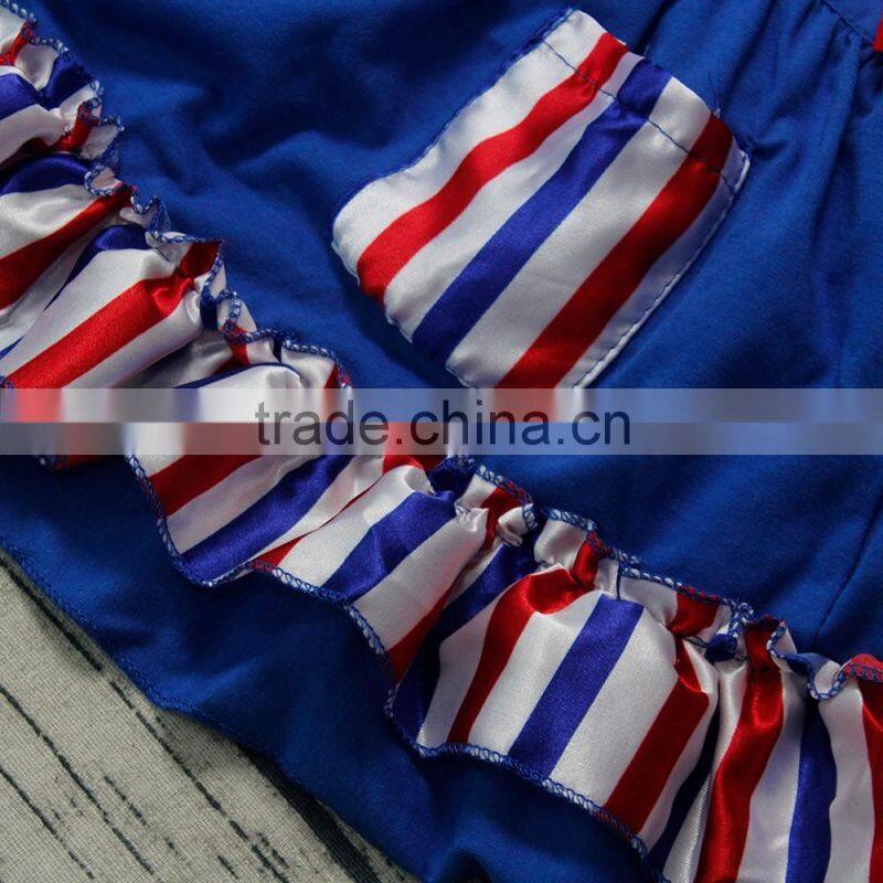 Royal Blue 4th Of July Clothes St Patricks Day Clothing Swing Top Set M7042006