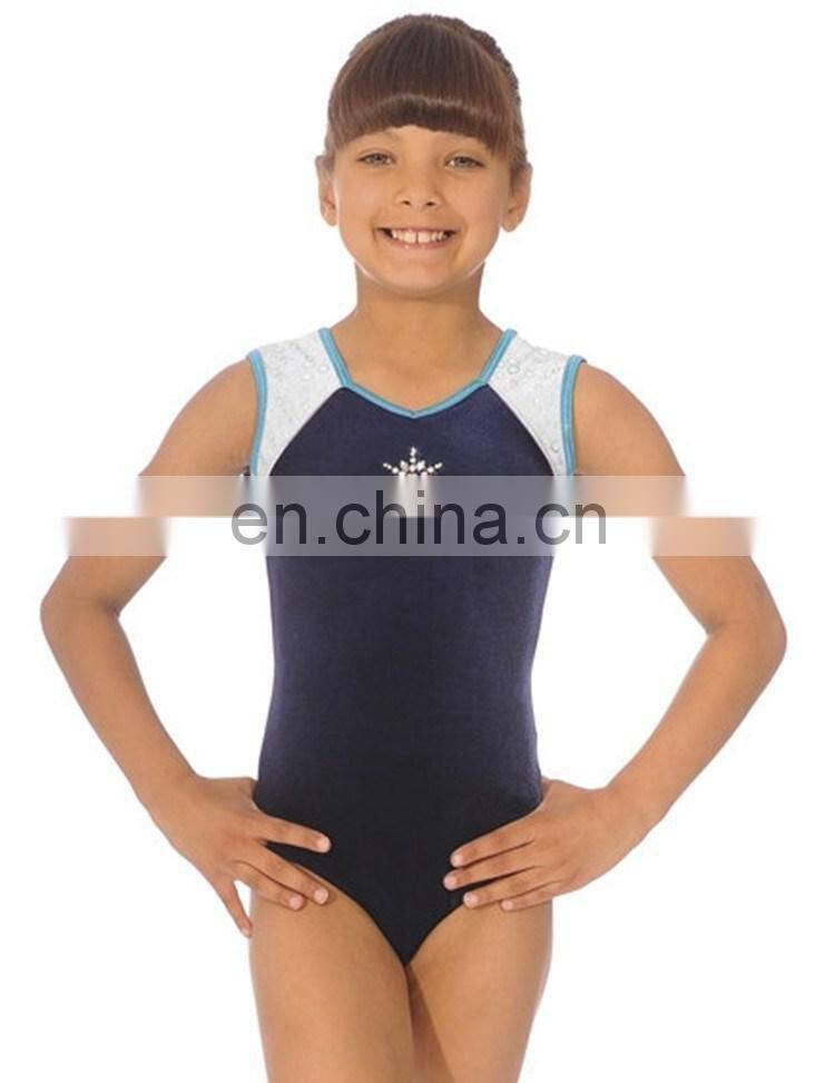 new arrival Custome kids gymnastic leotards school uniform leotard design