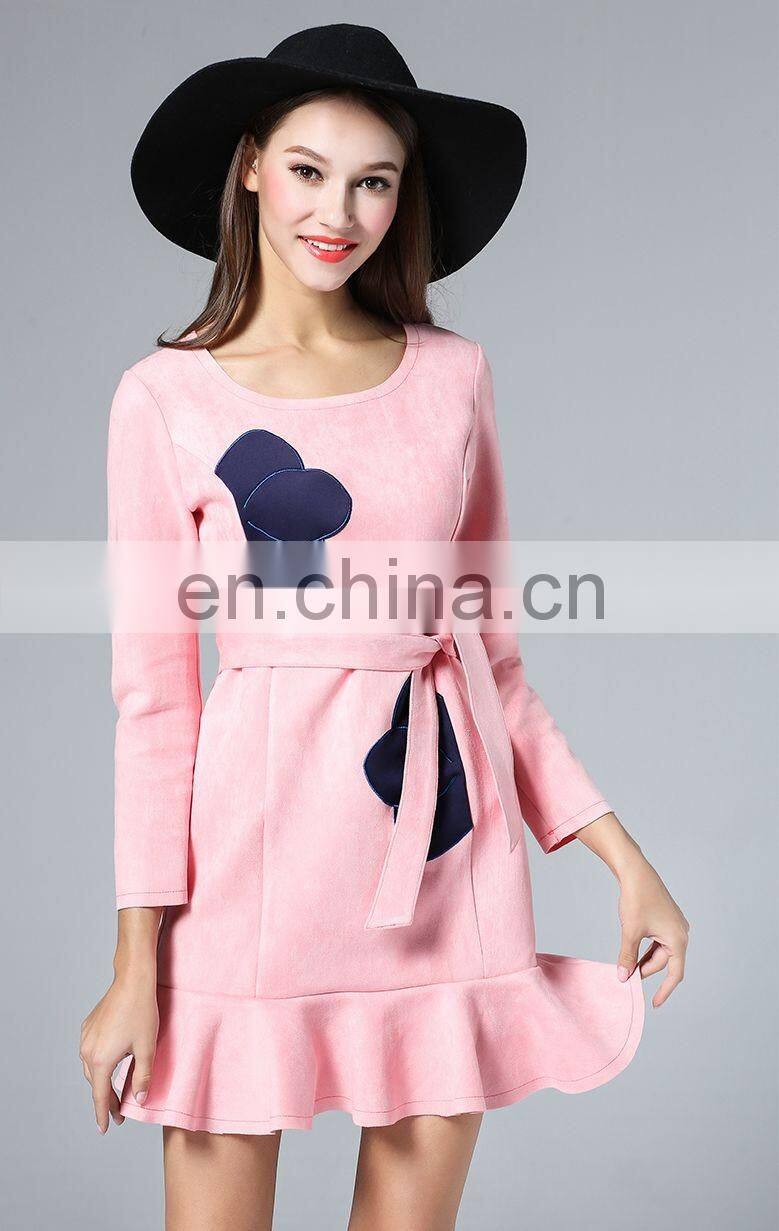 High quality factory price hot selling spring dress from Dong Guan city, China dress manufacturer