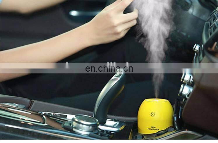 Cool Mist Humidifier 180ml Mini Portable Night Light Air Humidifier Office Home Car Desktop Humidifier for Baby Kids