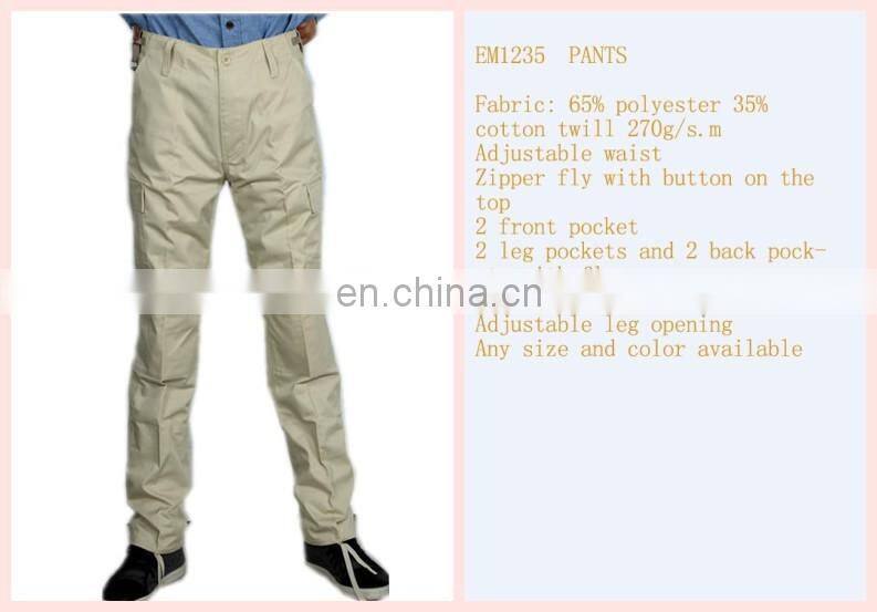Oeko-tex 100 men's pants