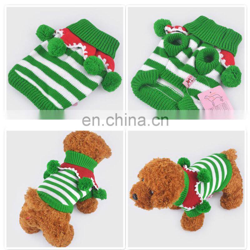 Wholesale Winter & Merry Christmas Soft and Warm Dog Cat Pet Sweater Knitwear Outerwear