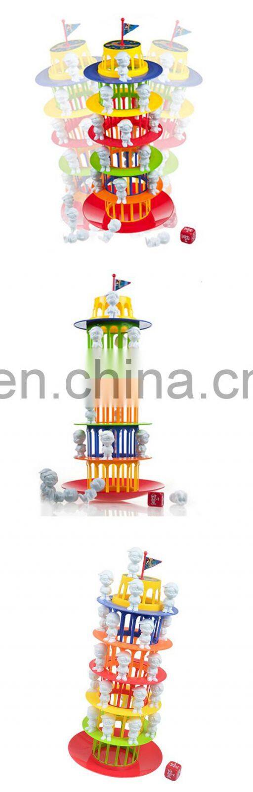 Good design popular leaning tower game building toys educational