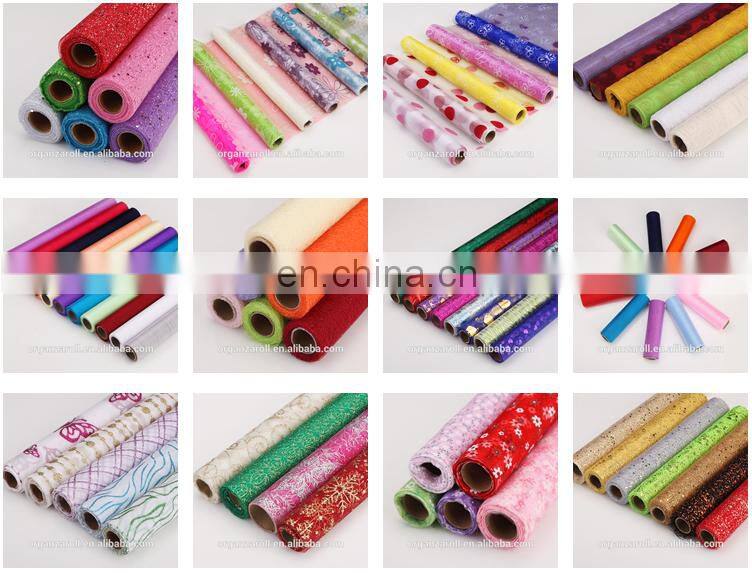 High Quality Fabric Polyester Pet Sequin Film Tulle Rolls