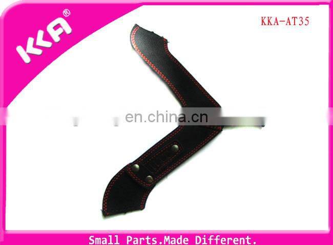 Fshion Colour Keyboard Black Leather Shoes Uppers