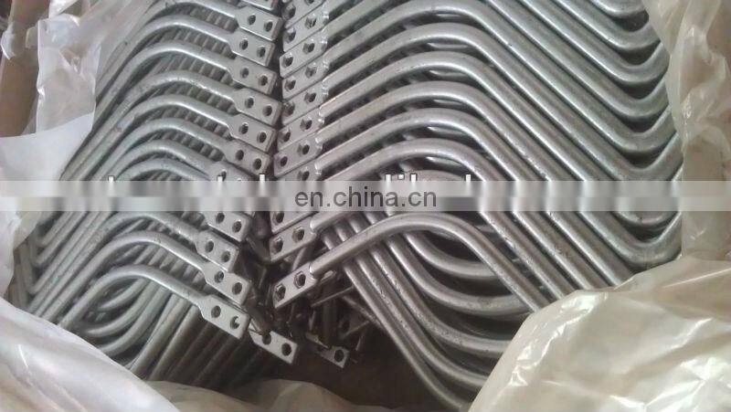 Hot dip galvanized high voltage arcing horn
