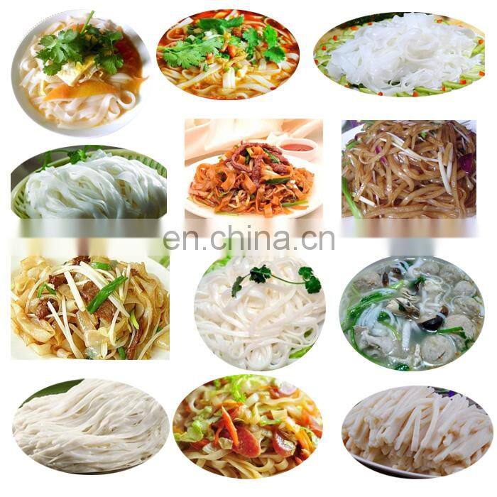 Automatic Vermicelli Ho Fun Noodle Chinese Hefen Making Equipment Rice Spaghetti Machine With Ce Certification